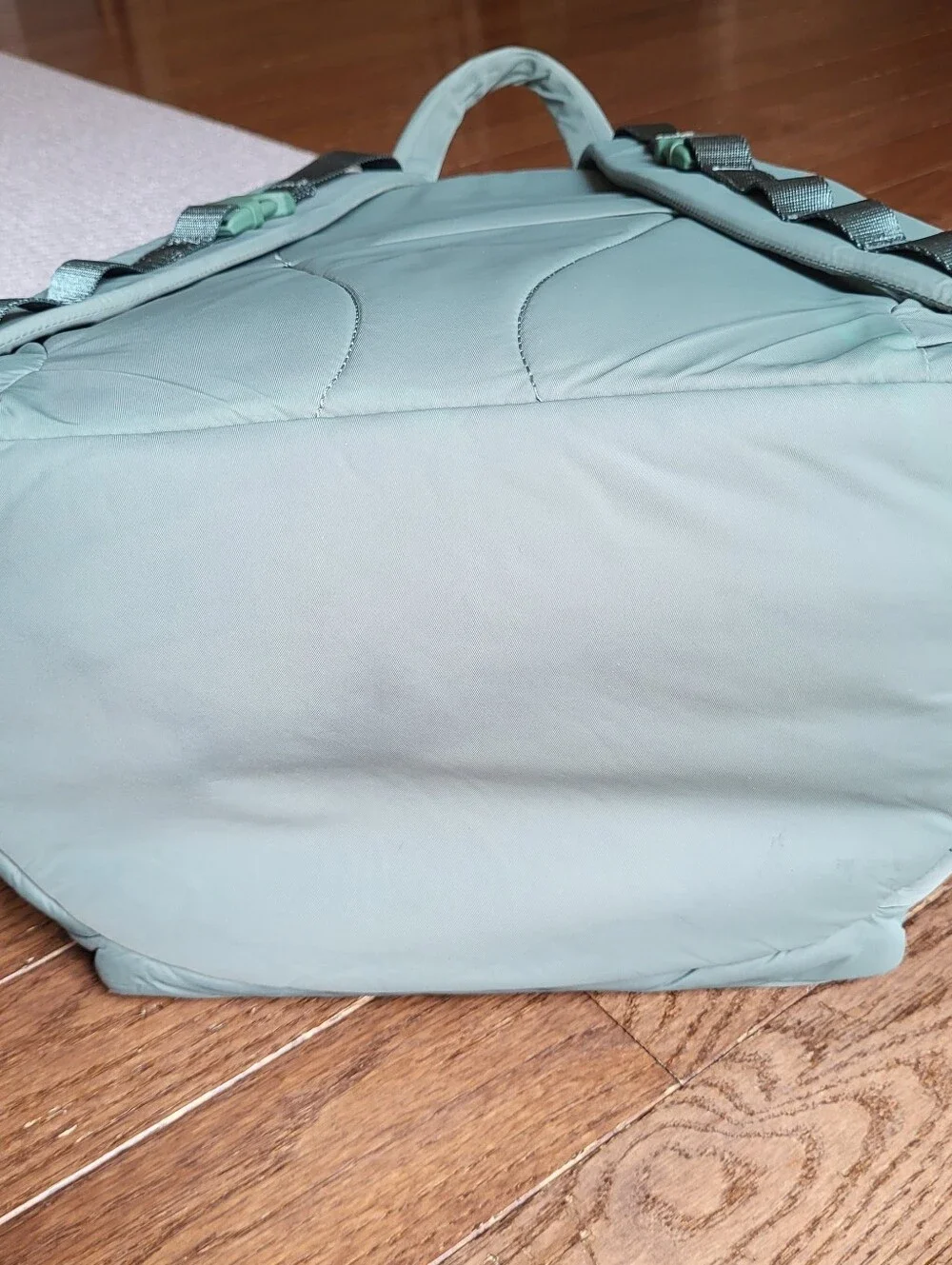 Lululemon Parent Backpack Diaper Bag Set w/ Crossbody Bag & Changing Pad – Green